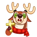 Happy New Deer emoji 😨