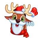 Happy New Deer emoji 🎅