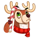 Happy New Deer emoji 🤔