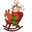 Happy New Deer emoji 😴