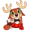 Happy New Deer emoji 🥂