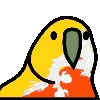 Happy Parrot Mark emoji 👍