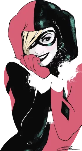 Telegram stiker «Harley Quinn» 😇