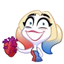 Harley Quinn emoji ❤️