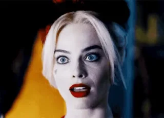 Harley Quinn emoji 😕