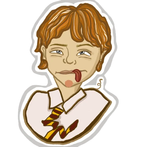 Telegram Sticker «Harry Potter & his friends» 😖