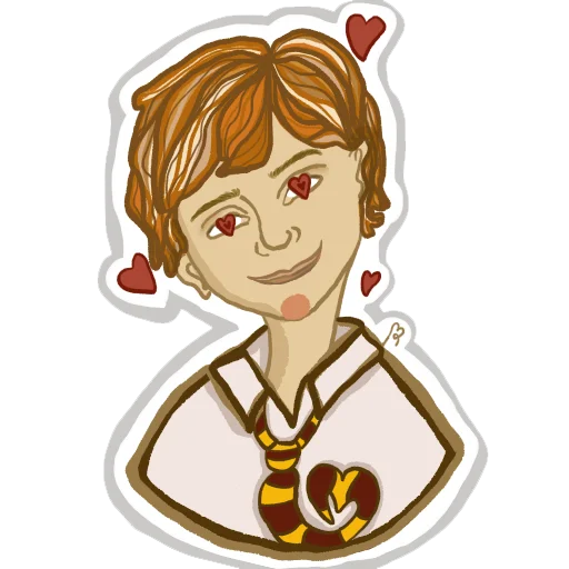 Telegram stiker «Harry Potter & his friends» 😍
