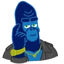 Harry Gorilla emoji 🧠