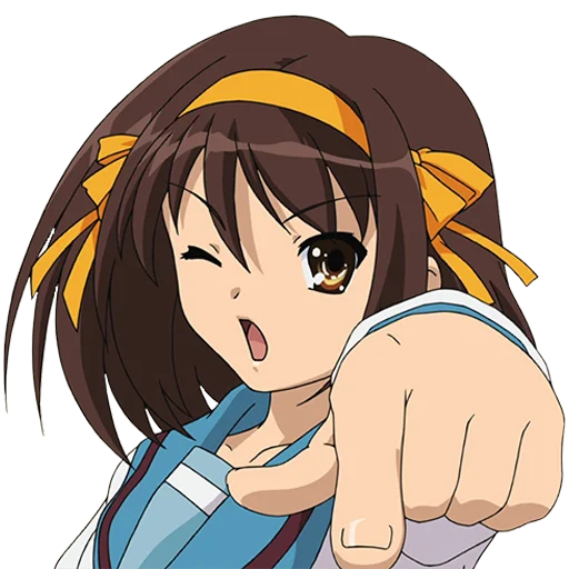 Haruhi Suzumiya sticker 👇