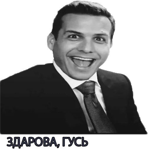 Telegram stiker «Harvey Specter Russian Speaker ™» 🖐