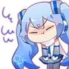 Telegram emojisi «Hatsune Miku» 😠