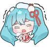 Telegram emojisi «Hatsune Miku» 🥶