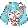 Telegram emoji «Hatsune Miku» 🔎