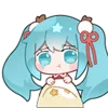 Telegram emojisi «Hatsune Miku» 🥲