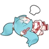 Hatsune Miku emoji 🫥