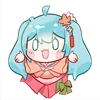 Hatsune Miku emoji 🎁