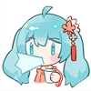 Telegram emojisi «Hatsune Miku» 😥