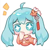 Hatsune Miku emoji 🤩