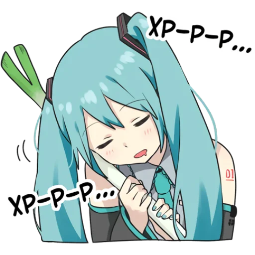 Hatsune Miku emoji 😴