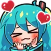 Hatsune Miku emoji 🥰
