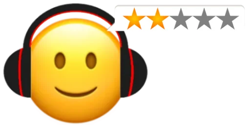 Headphones emoji 2⃣