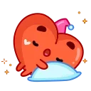 Сердечко emoji 😴