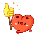 Сердечко emoji 👍