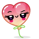 Helium Hearts emoji 🍑