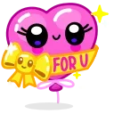 Helium Hearts emoji 💝