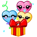 Helium Hearts emoji 🎁