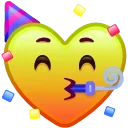 Heart Emoji emoji 🥳