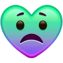 Эмодзи Heart Emoji 😟