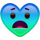 Емодзі Heart Emoji 😨