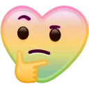 Эмодзи Heart Emoji 🤔
