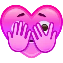Емодзі Heart Emoji 🫣
