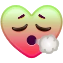 Емодзі Heart Emoji 😮‍💨