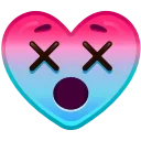 Heart Emoji emoji 😵