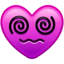 Heart Emoji emoji 😵‍💫