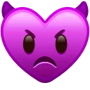 Heart Emoji emoji 👿