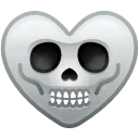 Емодзі Heart Emoji 💀