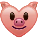 Heart Emoji emoji 🐷