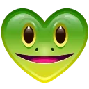 Эмодзи Heart Emoji 🐸