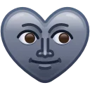 Емодзі Heart Emoji 🌚