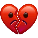 Емодзі Heart Emoji 💔
