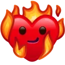 Емодзі Heart Emoji ❤️‍🔥