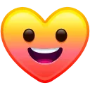 Heart Emoji sticker 😀