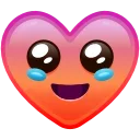 Heart Emoji sticker 🥹