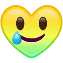 Heart Emoji sticker 🥲
