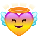 Стикер Heart Emoji 😇