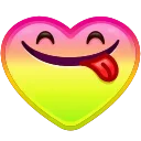 Heart Emoji sticker 😋